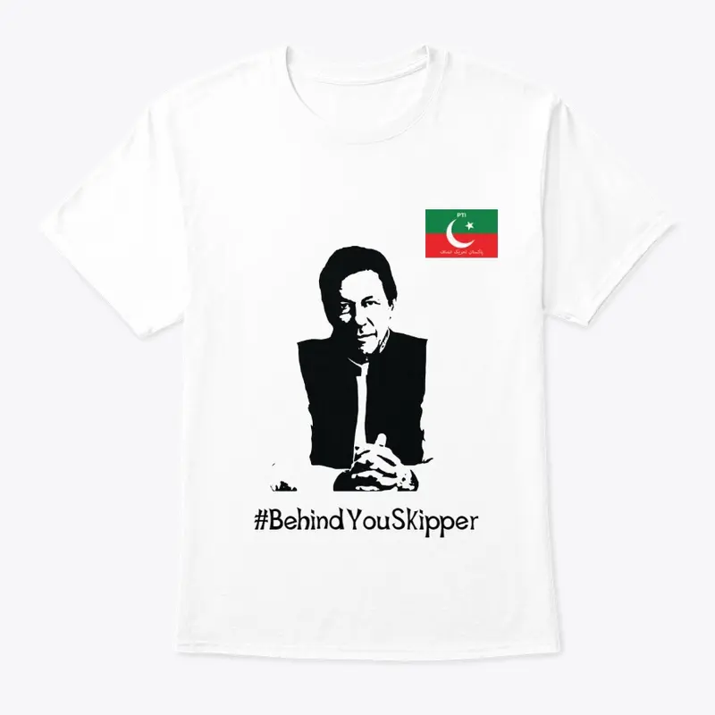 IMRAN KHAN Behind You Skipper TEE SHIRT