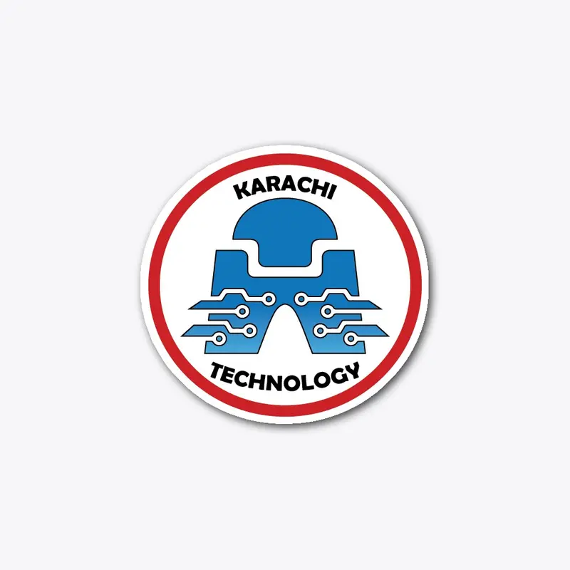 Karachi Technology Die Cut Sticker